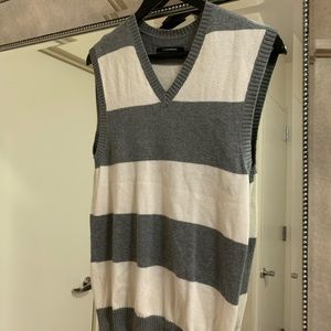Club Monaco Stripe Sweater Vest